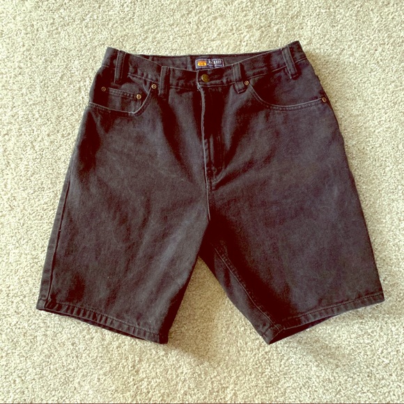 Route 66 Other - Vintage Route 66 Relaxed Fit Denim Shorts Black 34